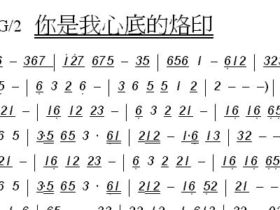 你是我心底的烙印